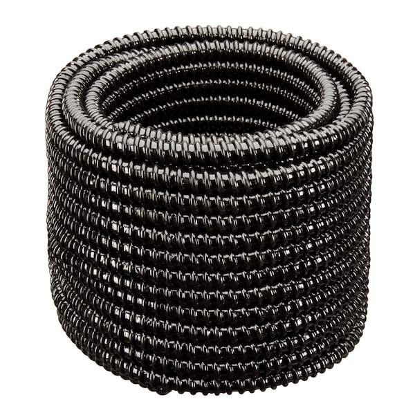 Hydromaxx 3"x25Ft Flexible Corrugated Black PVC NON Split Tubing Wire